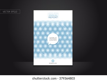 Annual Report. Modern Concept. Vector. Cover Design