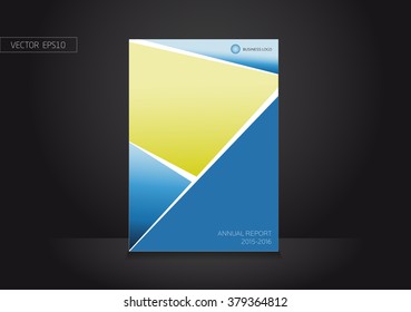Annual Report. Modern Concept. Vector. Cover Design