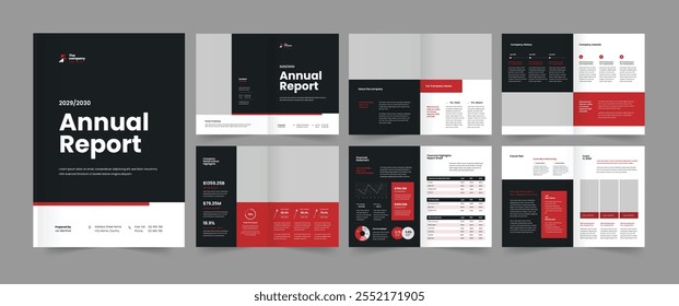 Informe Anual Diseño Moderno de Informe Anual