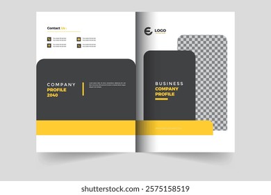 Annual Report, Multipage company profile design, Brochure template, cover page design, leaflet, magazine, Project Proposal