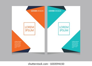 Annual report, pamphlet, presentation, brochure. Front page, book cover layout design. Cover design template. Abstract Cover Design.