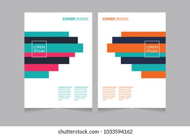 Annual report, pamphlet, presentation, brochure. Front page, book cover layout design. Cover design template. Abstract Cover Design.