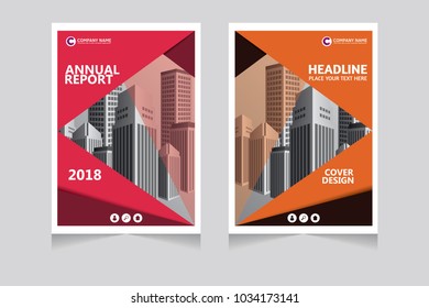 Annual report, pamphlet, presentation, brochure. Front page, book cover layout design. Cover design template. Abstract cover design.