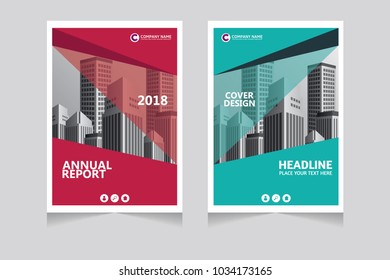 Annual report, pamphlet, presentation, brochure. Front page, book cover layout design. Cover design template. Abstract cover design.