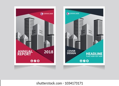 Annual report, pamphlet, presentation, brochure. Front page, book cover layout design. Cover design template. Abstract cover design.