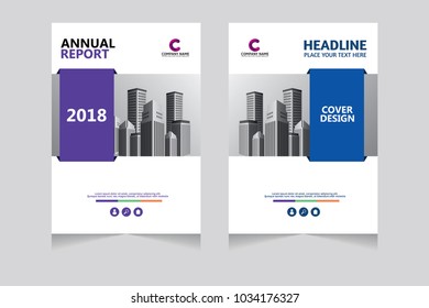 Annual report, pamphlet, presentation, brochure. Front page, book cover layout design. Cover design template.