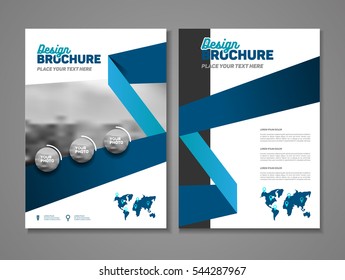 Annual report with photo and text. 