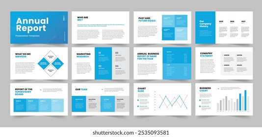 Annual Report Presentation Slide Design Annual Report Presentation Template 