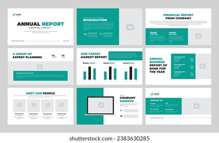 Annual Report Presentation Template Business Annual Report Presentation Template 