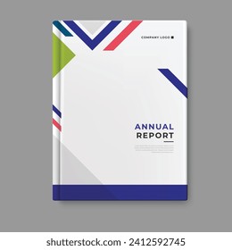 annual report template business cover design vector eps 10