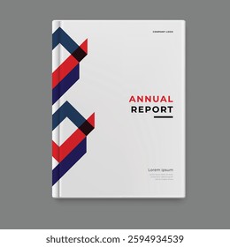 annual report template business cover design vector eps 10