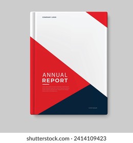 annual report template cover design vector eps 10