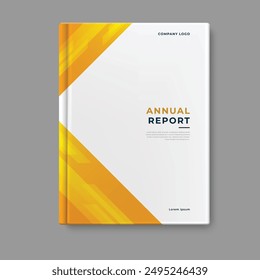annual report template cover design vector eps 10