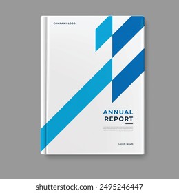 annual report template cover design vector eps 10