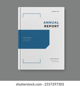 annual report template cover design vector eps 10