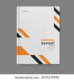 annual report template cover design vector eps 10
