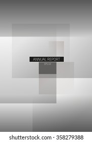 Annual Report. Template Cover Design. Vector