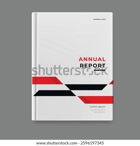 annual report template cover design
