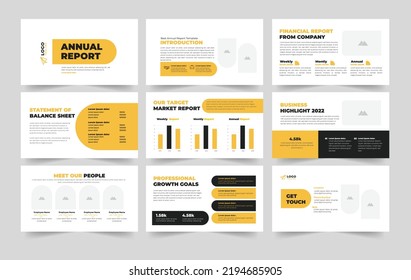 annual report Template or annual report Design