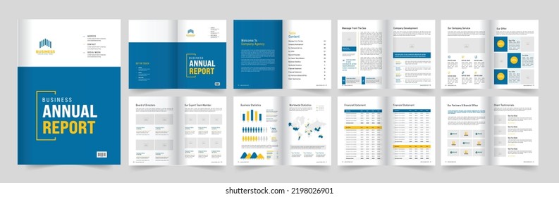 Annual Report Template or Annual Report Design