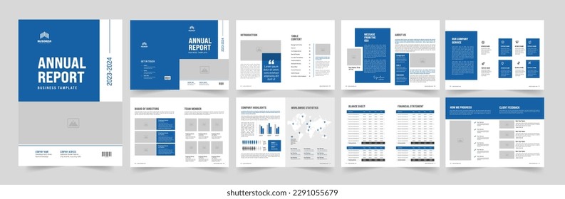 Annual Report Template or Annual Report design