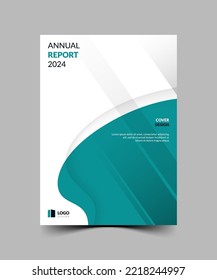 annual report template design, cover design