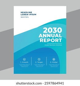 Annual report template layout, Brochure, cover design magazine, flyer, booklet.