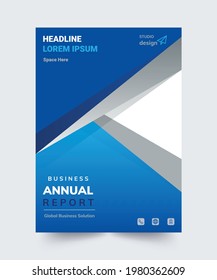 Annual Report Template Layout. Creative Cover design Layout Multipurpose use for your any Project, annual report, Brochure, flyer, Poster, Booklet etc.
