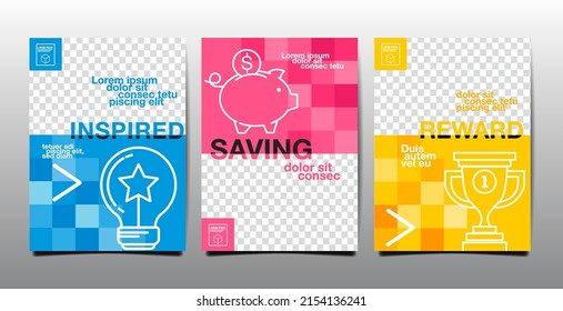 annual report, template layout design, banner, cover book. 