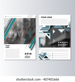 Plantillas de informe anuales con fondos abstractos. A4 Tamaño de diseño para presentaciones, diseños de portadas de libros, afiches, volantes, folletos