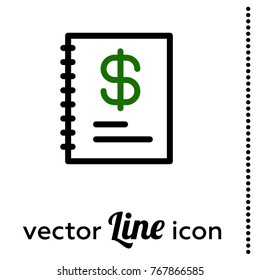 annual report vector icon