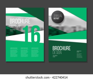 Annual report vector illustration. 
