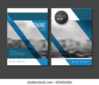 Annual report vector illustration. 