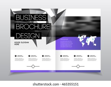 Annual report vector illustration. 