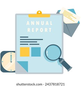 annual reports and presentations of company business developments