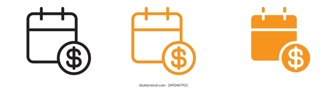 Annuity Due Payment Icon for Financial Contracts