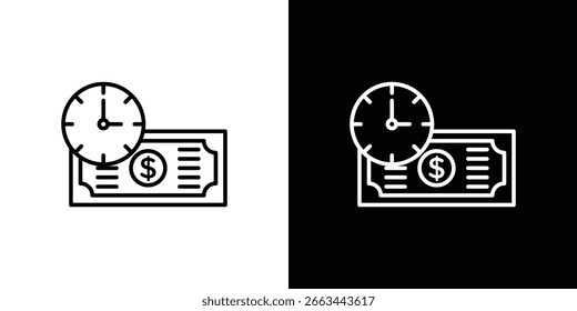 Annuity icon for Apps. Icon Design Template.
