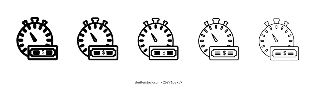 Annuity Icon Design, Logo, App, UI. Vektorgrafik, EPS