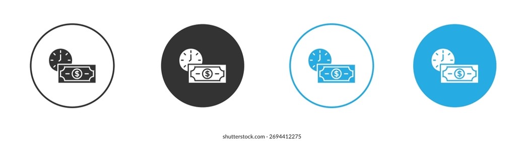 Annuity icon. Graphic icon design template