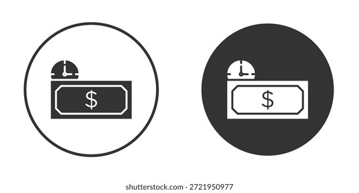 Anuidade ícone silhueta forma gráfico simples clipart símbolos