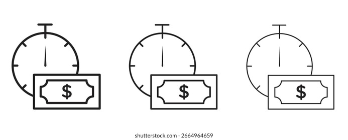 Annuity icon for Website or Apps Elements, Logo. Pixel vector graphics