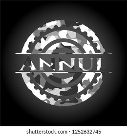 Annul grey camo emblem