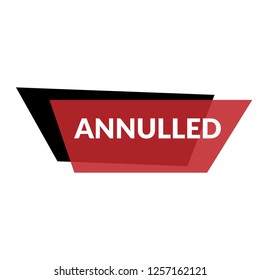 annulled sign,label. annulled speech bubble. annulled tag sign,banner