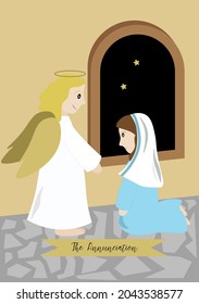 Anunciación a la bendita Virgen María