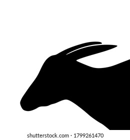 anoa images stock photos vectors shutterstock https www shutterstock com image vector anoa head silhouette vector art animal 1799261470