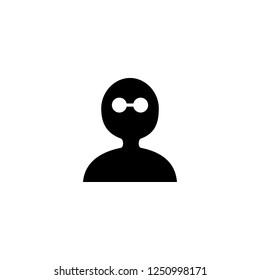 anonim vector icon. anonim sign on white background. anonim icon for web and app