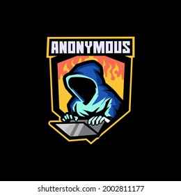 anonimous gamer hacker dark thief spy attack