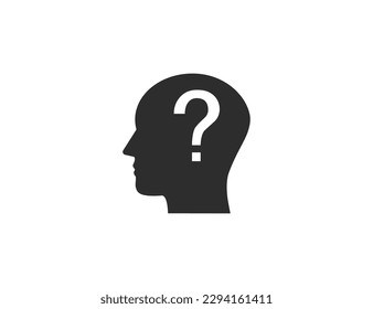 Anonymity, unknown icon. Vector illustration.