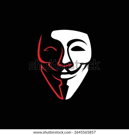 anonymous abstract logo modern style