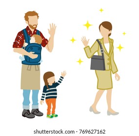 Anonymous Employee mother go to work